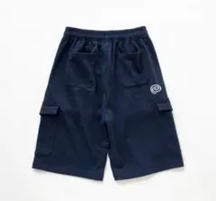 美品 soonerorlater sweat cargo shorts navy