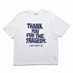 25SS新作MINEDENIMマインデニム白TシャツTHANK YOUキムタク着