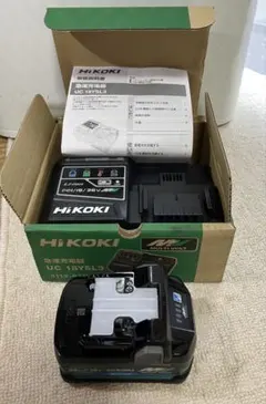 ハイコーキ リチウムイオン電池 BSL36A18X+急速充電器 UC18YDL2 - メルカリ