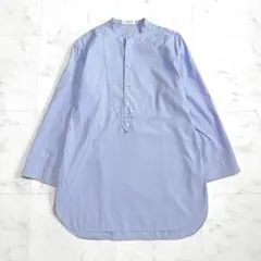 マカフィー ロングシャツブラウス　カフスアレンジ ストライプ トゥモローランド