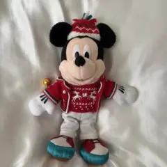 ディズニークリスマス2018 ミッキーぬいぐるみバッジ