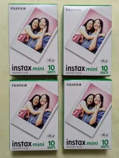 FUJIFILM instax mini インスタントフィルム 4箱セット