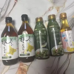 根昆布だし、アマニ油、白だし、お酢など調味料8本セットのサムネイル