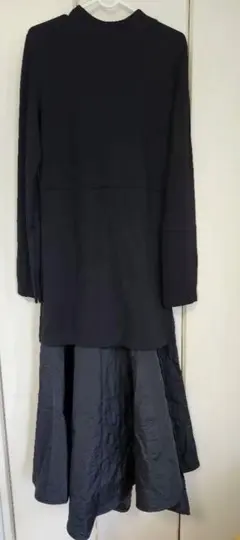 キルティング ロングワンピース