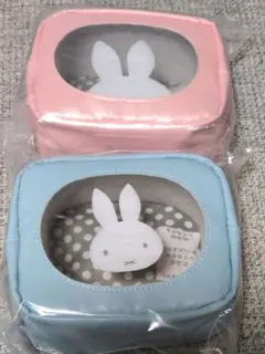 ミッフィー miffy ポーチ 2個セット ピンク ブルー