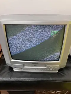【レア】aiwa ブラウン管テレビ・テレビデオ本体とリモコンセット14インチ aiwa - aiwa テレビデオ 14型ブラウン管テレビの通販 by