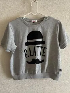 【Pink-latte】グレー Tシャツ 150cm