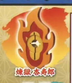 鬼滅の刃　日輪刀傘マーカーマスコット　参の型　鍔型　煉獄杏寿郎