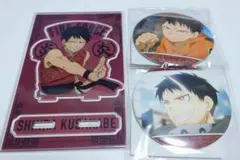 炎炎ノ消防隊 くじ引き堂 アクスタ 缶バッジ 森羅セット