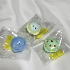 ハンドメイド　アイスクリーム　ブローチ　3点セット　08