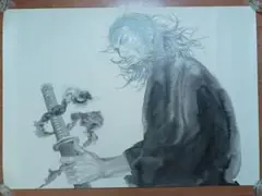 非売品・希少】井上雄彦 最後のマンガ展 バガボンド 宮本武蔵 複製原画
