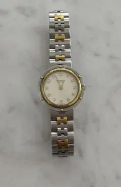 t*9様 HERMES クリッパー コンビ クォーツ 腕時計 - メルカリ