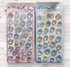 あわわちゃん　しずくちゃん　ボンボンドロップシール　硬い　クリスタル　2シー