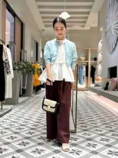 トゥモローランドボールジィ✴︎ジャージーコンビぺプラムカットソートップスTシャツ