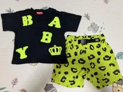 まとめ値引き◎ BABYDOLL ベビードール Tシャツとヒョウ柄パンツセット