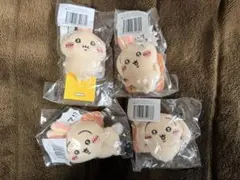 ⭐️新品未開封⭐️ちいかわ　うさぎだらけくじE賞ぬいぐるみバッジ4個セット