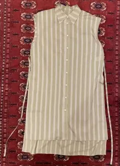 HARE ハレ ストライプ ノースリーブ ロングシャツ