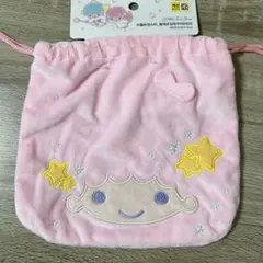 【新品】韓国 ダイソー 限定 リトルツインスターズ　キキララ 巾着 サンリオ