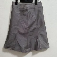 スカート  ミドルスカート  グレー  エンスウィート  ensuite