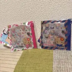 【2個セット】ハローキティ　プチパーツ　 日焼けキティ　女子高生キティ　水着