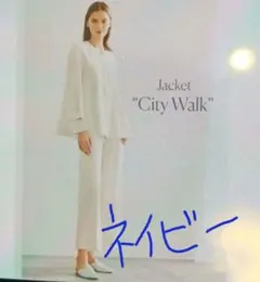 フォクシーNY　ジャケット City Walk　ネイビー　38学校行事のサムネイル