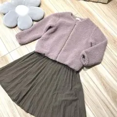 ★ もこもこジャンバー/スカート★ セット