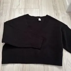 H&M ショート丈薄手ニット
