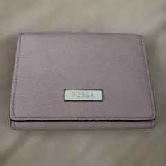 FURLA 三つ折り財布 ピンクベージュ