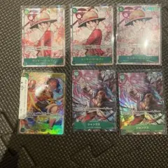 ワンピースカード モンキー・D・ルフィ シークレット パラレル セット