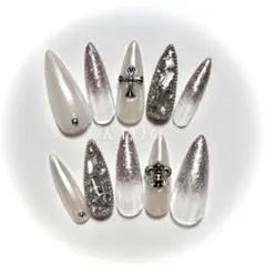 ♡現品♡ ネイルチップ　クロスネイル　十字架