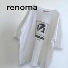 レノマ 半袖Tシャツ ビッグロゴ ユニセックス オールシーズン