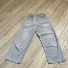 デビロック　ワイドデニムパンツ　150