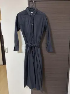 アーバンリサーチ DOORS ネイビーシャツワンピース