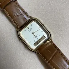 【美品】CASIOレディース 腕時計 ブラウン ゴールド