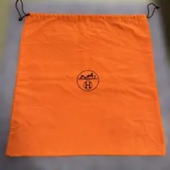 HERMES 巾着袋 保存袋 オレンジのサムネイル