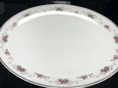 CHINA YAMA 花柄　特大プレート オーバルプレート 昭和レトロ