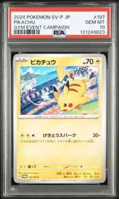 ⚫︎【PSA10】ポケモンカード ピカチュウ げきとうスパーク