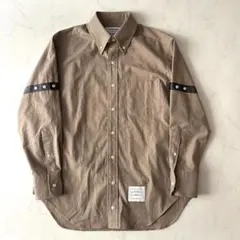THOM BROWNE トムブラウン アームバンド シャツ クロップド - メルカリ