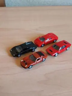 ランボルギーニ＆フェラーリ ミニカー4台セット
