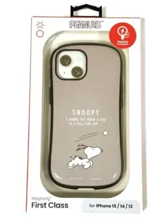 iface MagSynq【iphone15/14/13】スヌーピー/グレージュ