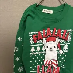 ヴィンテージ　US古着　激カワ　スウェット　トレーナー　刺繍デザイン