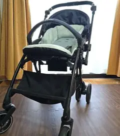 ☆1日だけ使用！超美品☆ Combi エッグショック ネイビー ベビーカー 高級