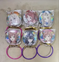 Gigo限定　オーロラ缶バッジ　学園アイドルマスター　6点セット