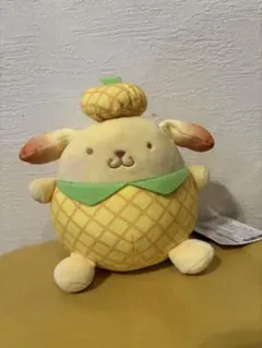 サンリオキャラクターズ　フルーツ着ぐるみマスコット　パイン　ポムポムプリン