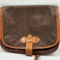 ETRO エトロ ペイズリー ショルダーバッグ レザー ヴィンテージ 斜め掛け