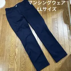 マンシングウェア♡大きいサイズ　裏起毛ゴルフパンツ　ネイビー