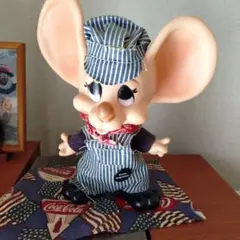 USA1970年製 トッポジージョ ストライプオーバーオール