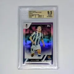 BGS9.5 久保建英 2022-23 Topps UEFA Purple