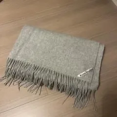 AcneStudios 正規品　ウールマフラー　ライトグレー　新品未使用 AcneStudios 正規品 ウールマフラー ライトグレー 新品未使用