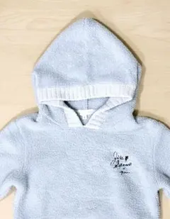 【美品】JILLSTUART ニットワンピース ルームウェア フード付 ブルー